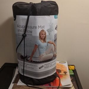 Crane Acupressure Mat Pillow Carrying Bag Natural Pain Relief 29.1” x 16.5"